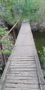 Мост через речку, впадающую в Северский Донец